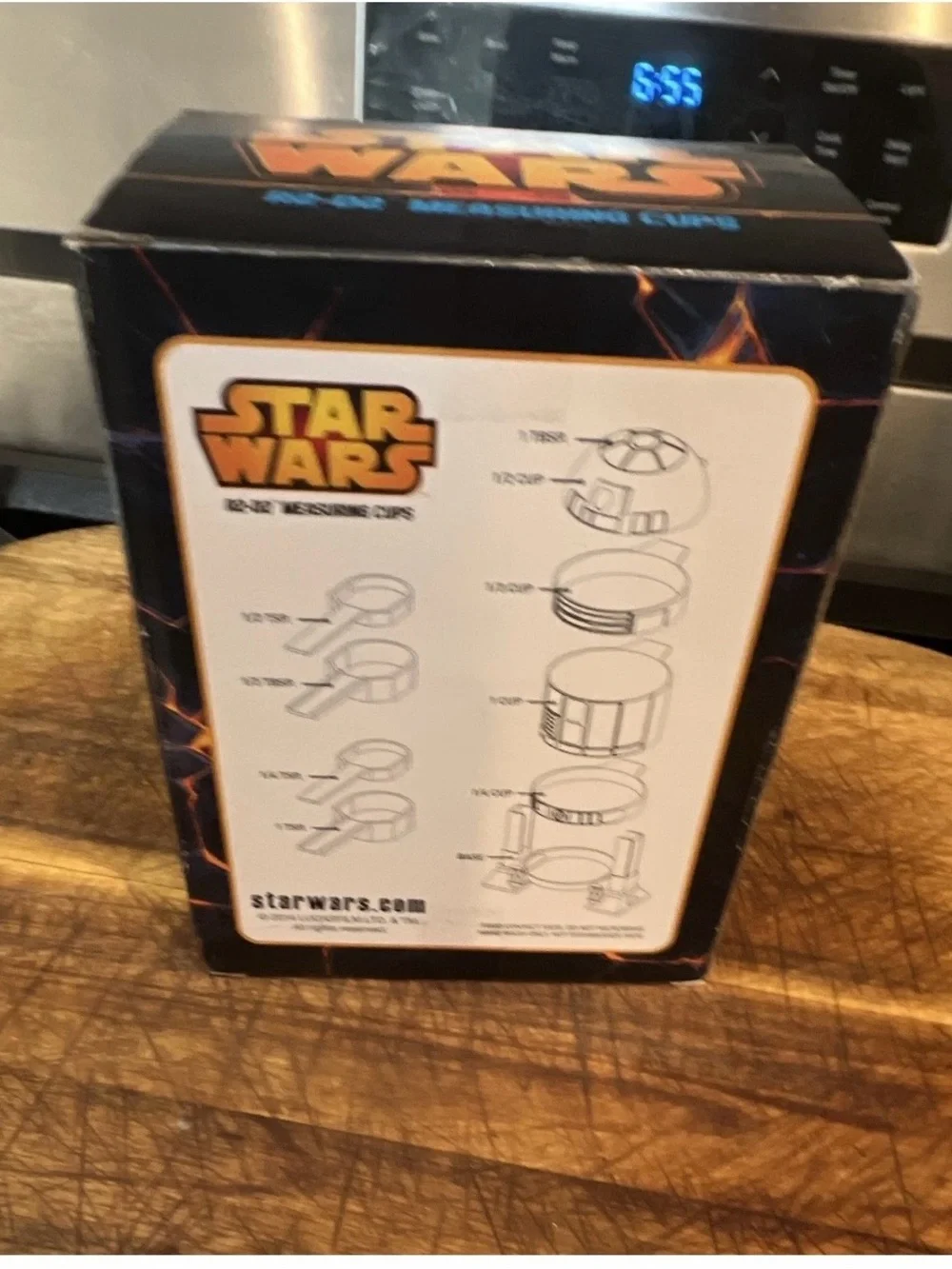 NEW IN FACTORY SEALED BOX! Star Wars R2-D2 Nesting Measuring Cups Set
